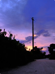 ハイダイナミックレンジ写真 - 太陽と雲@竹富島
